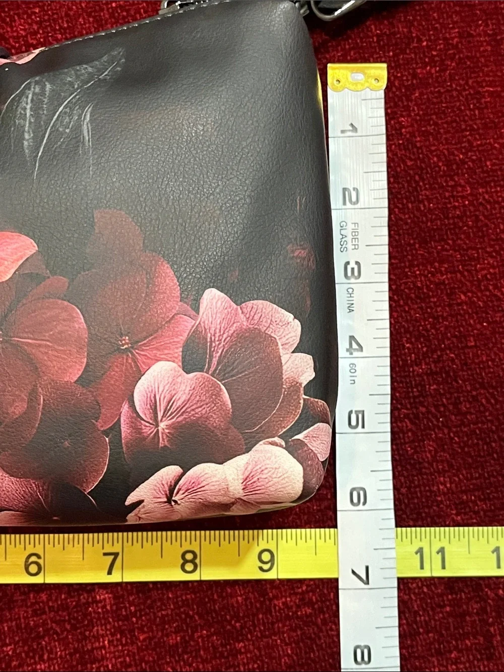 Simply Vera Vera Wang Black Floral Crossbody / Clutch + Wristlet Set | NWOT